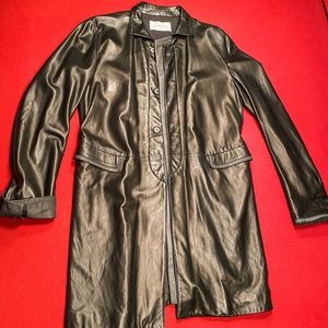 VIKTOR & ROLF Italian Leather Coat